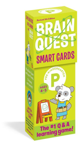 Brain Quest Pre-Kindergarten Smart Cards Revised 5Th Edition (Brain Quest Smart Cards)