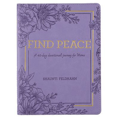 Find Peace For Moms, 365 Daily Devotions, Faux Leather