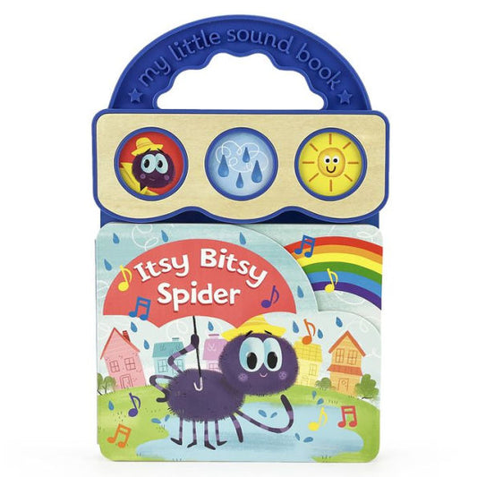 Itsy Bitsy Spider Children'S 3-Button Sound Book For Babies And Toddlers; Favorite Nursery Rhymes