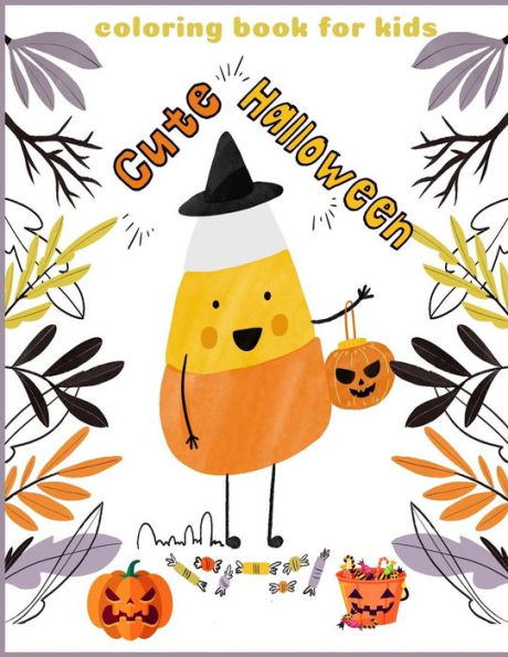 Cute Halloween Coloring book for kids