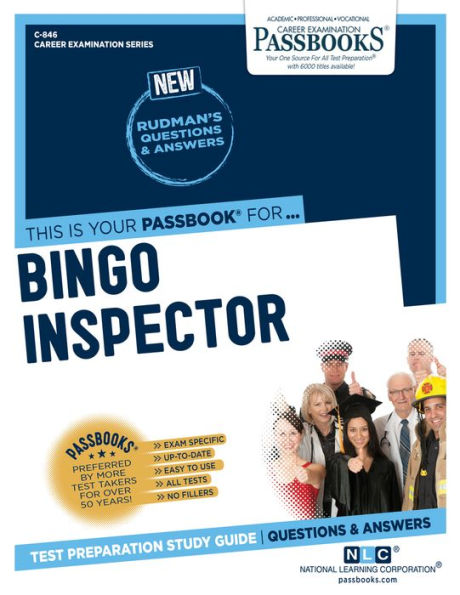 Bingo Inspector (C-846): Passbooks Study Guide (846) (Career Examination Series)