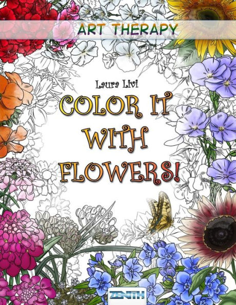 Color It with Flowers! (Art Therapy)