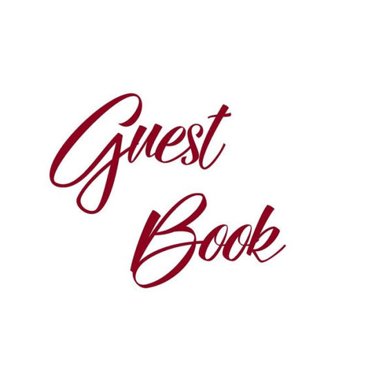 Burgundy Guest Book, Weddings, Anniversary, Party's, Special Occasions, Memories, Christening, Baptism, Visitors Book, Guests Comments, Vacation Home ... Funeral, Wake and Visitor Book (Hardback)