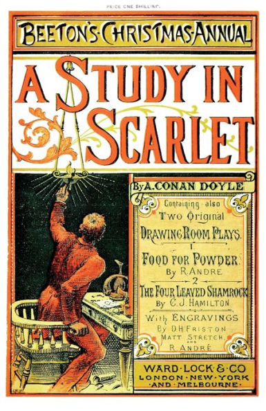 Edición facsímil anual de Navidad de 1887 de Beeton: que incluye Un estudio en escarlata, Comida en polvo y El trébol de cuatro hojas