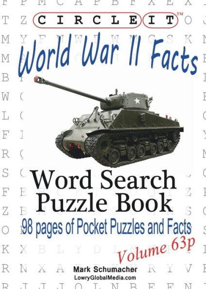 Circle It, World War II Facts, Pocket Size, Word Search, Puzzle Book