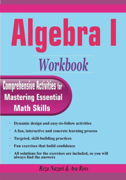 Libro de trabajo de Álgebra I: actividades integrales para dominar habilidades matemáticas esenciales