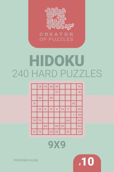 Creator of puzzles - Hidoku 240 Hard (Volume 10)